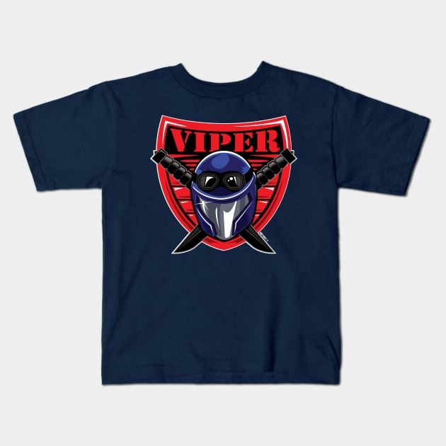 Viper Kids T-Shirt by Illustratorator